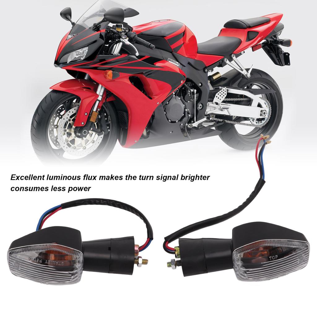1 Pair Left Right Motorcycle Turn Signal Light Indicator Blinker Replacement for CB400 CBR929RR CBR954RR CBR600F4 CBR1000RR