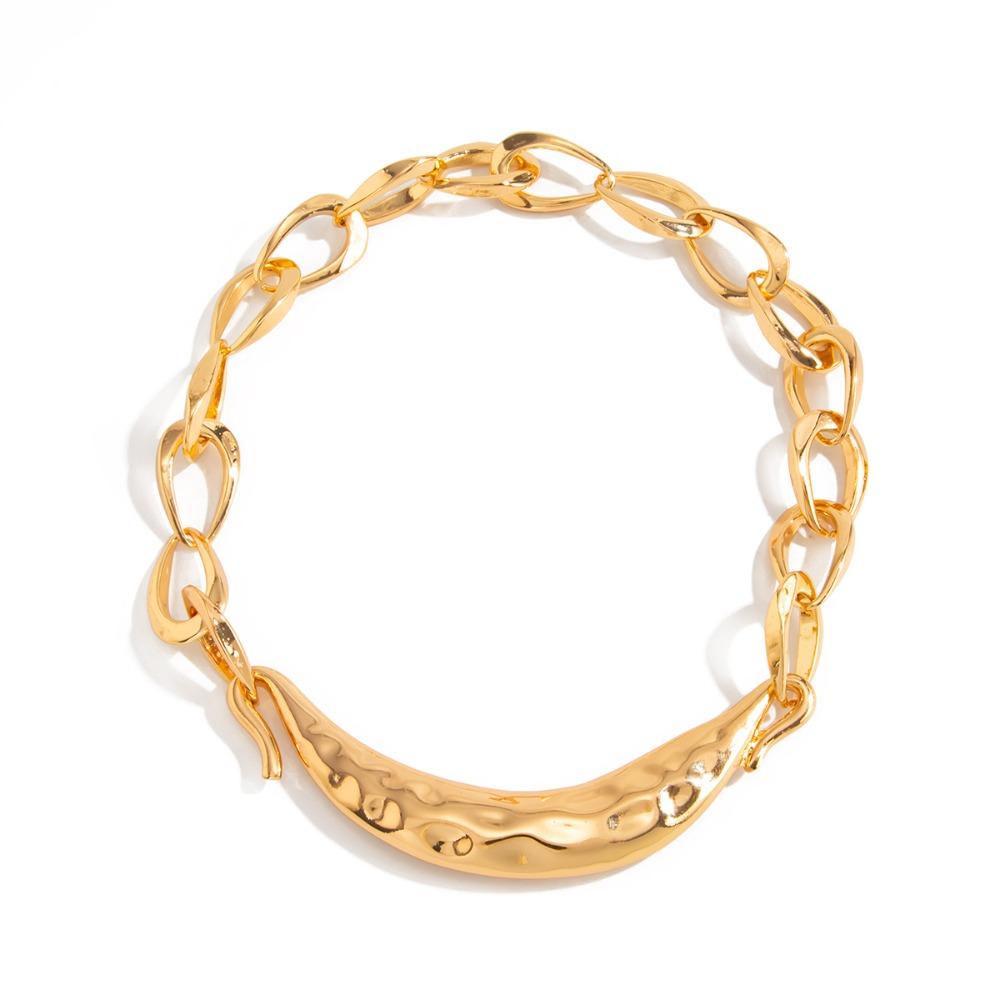 Exaggerated Thick Chain Metal Collarbone Chain, Niche Design, New Hot Selling Necklace