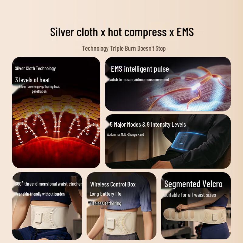 SKG G3 Luxury Smart Abdominal & Waist Massager