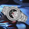 PINTIME Y2K Creative Retro Style Luxury Men's Waterproof Luminous Stainless Steel Watch Fashion Punk Date Quartz Watches