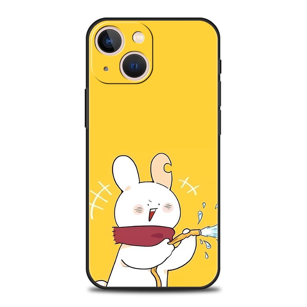 Cartoon Duck Phone Case Cover for iPhone 17 16 15 14 13 12 Pro Max 11 Pro Max 17 AIR Plus Shockproof Soft TPU Shell Fundas Capas