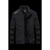 Spring New Men's Thin Outdoor Solid Color Stand-up Collar Jacket, Youth Large Size Casual Coat