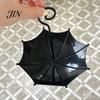 Stylish Outdoor Bird Feeder Umbrella Tray, Bath, Vintage Hanging Birds Watering Station for Garden Tray Outdoor, Inverted Umbrellas Feeders, Decor And