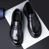 2025 buty męskie biznesowe i codzienne mokasyny jednoprzewodowe skóra bydlęca pierwszej jakości trend wszechstronne męskie skórzane buty wysokiej jakości nowe