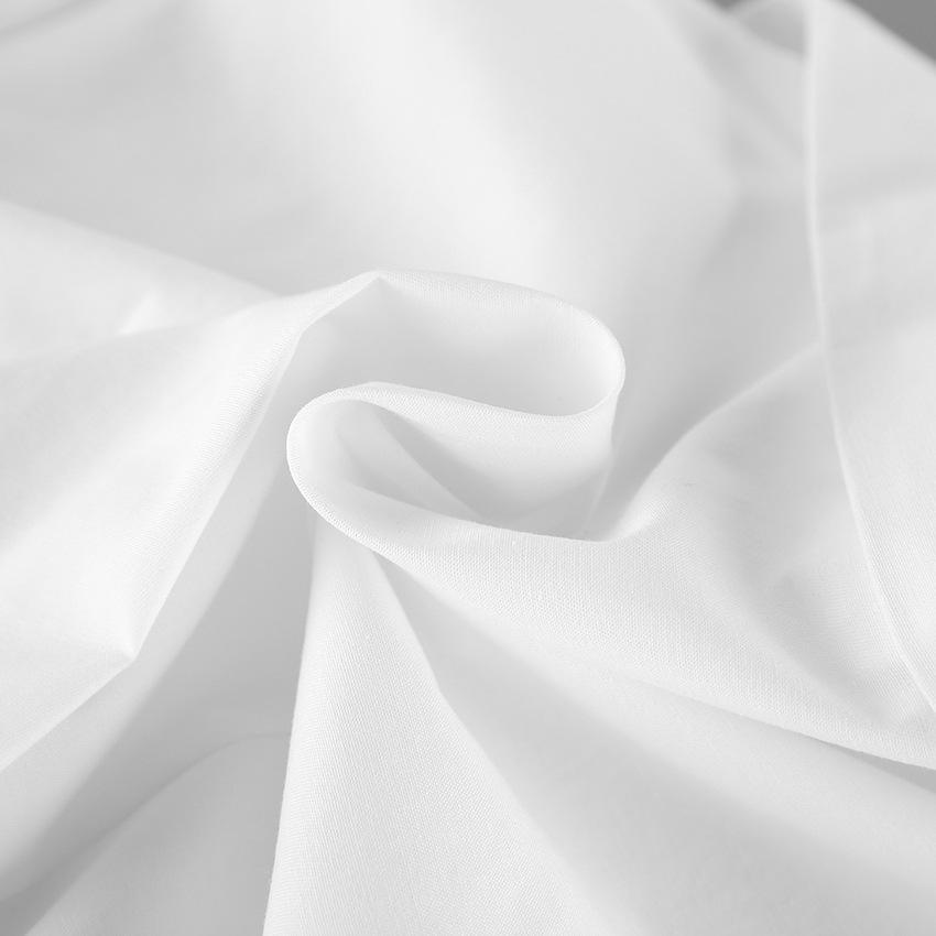 European and American design sense white cotton shirt women's 1116 new waist long-sleeved casual temperament women's top