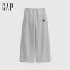 Gap Women's Velvet Wide-Leg G-Embroidered Sweatpants
