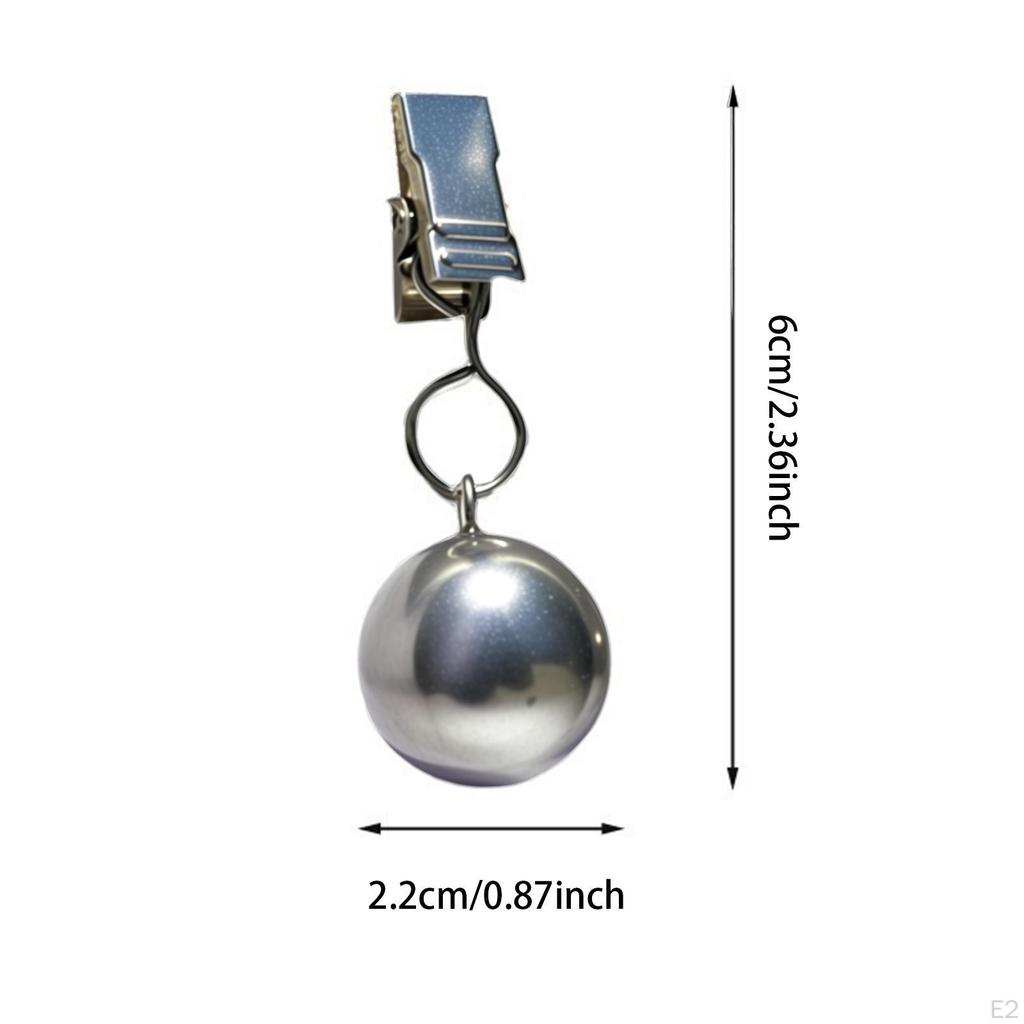 4 Pieces Curtain Weights Pendants Heavy Duty Decoration Hangers Drapery for Table Cover