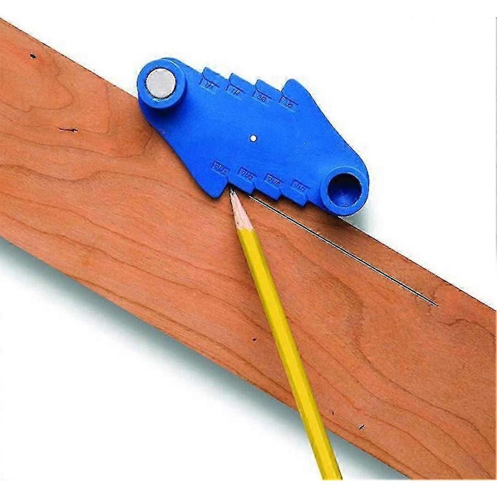 Woodworking Center Scribe Blue Offset Marking Tool Versatile, Fits Standard Wood Pencils hwyC