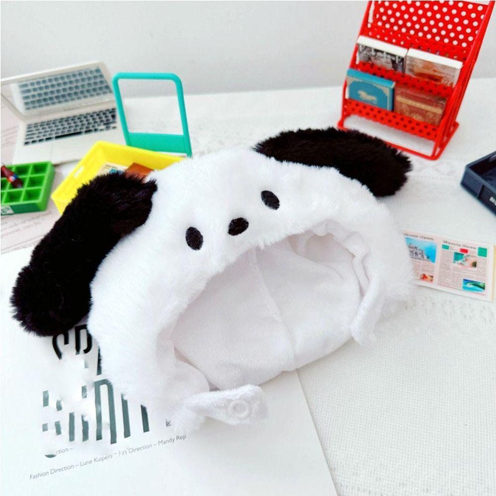 

Мультяшная плюшевая мультяшная повязка на голову Зимняя одежда Одежда для куклы 20 см Плюшевая хлопковая кукла/14-дюймовая кукла 4