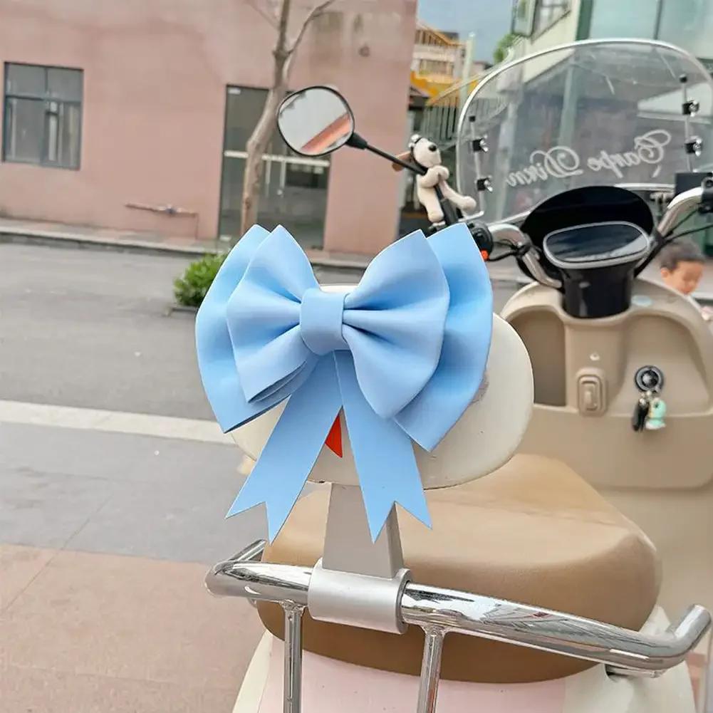 Car Motorcycle Body Helmet Decoration Electric Bike Rear Mirror Ornament PE Bow For Motocross Full Face Off Road Helmet Sticker