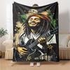 Bob Marley Blanket Soft Warm Cozy Great for Bed Couch Office Chair for All Seasons Modern Perfect Gift for Relatives and Friends