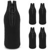 Beer Bottle Cooler Sleeves With Zipper For Party,Beer Holder Black