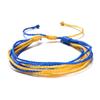 Gele Blauwe Nationale Vlag Armband Blauwe Gele Vlag Armband Sieraden Unisex Cadeau