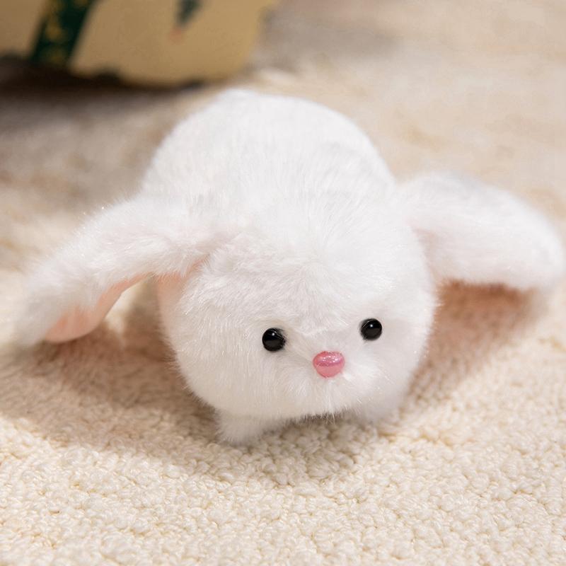 

Cute Desktop Animal Plush Toys Cartoon Panda Elephant Penguin Piggy Capybara Doll Soft Cozy Lying Prone Pets Office Companion 16cm