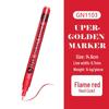 Marcador Metálico Super Dorado Flash para Tarjeta Negra, Destellos en Fotos, Álbumes DIY y Manualidades de Graffiti