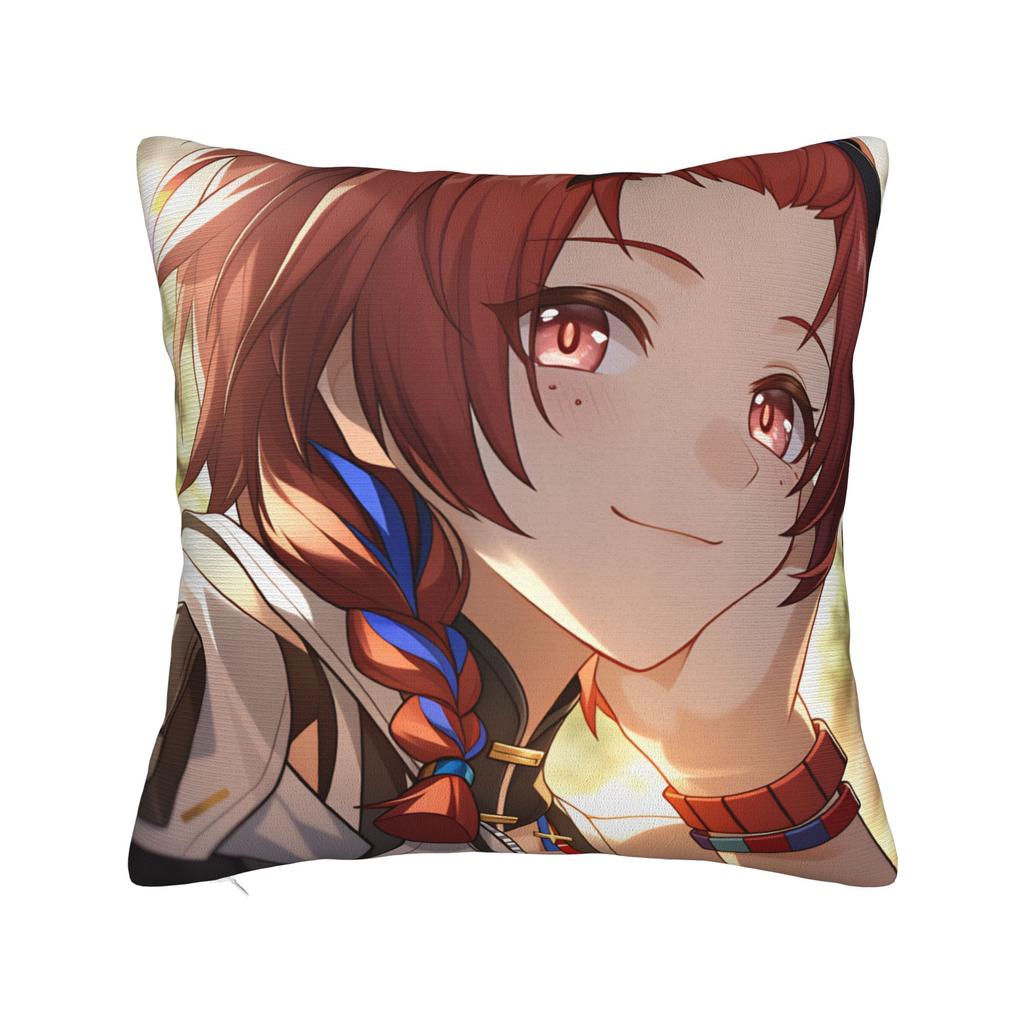 Pillow Cover Chisa Wuthering Wave  Kawaii Pillow Case For Living Room Sofa Pillowcases