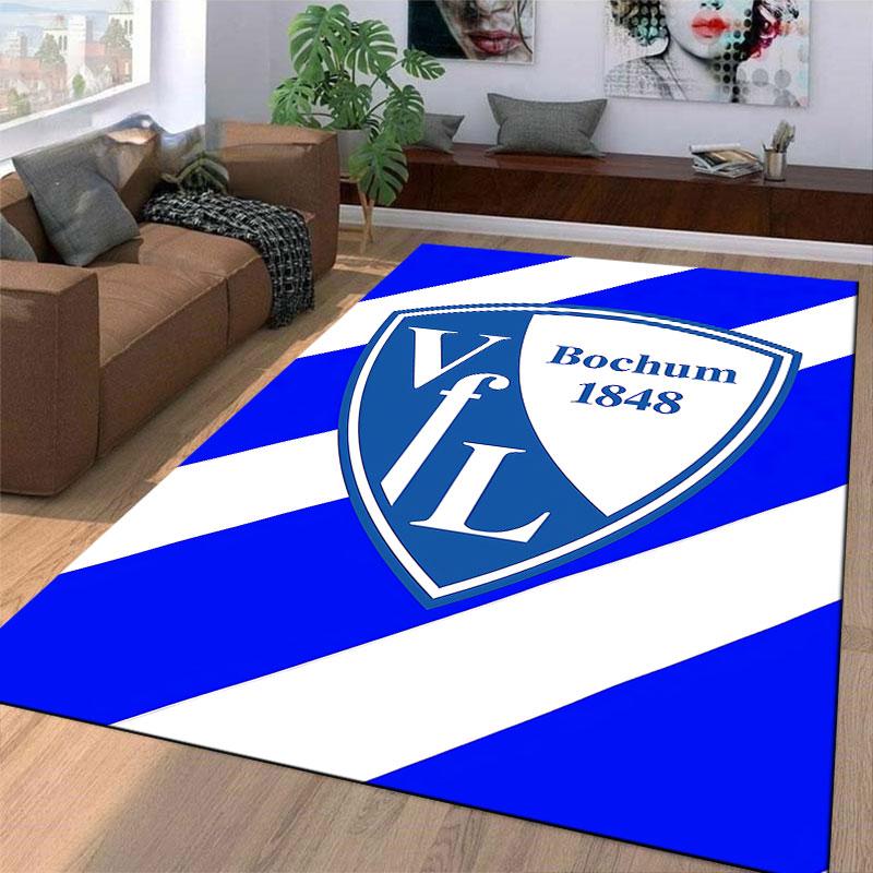 VfL Bochum Logo Carpet Suitable As a Non-slip Mat for the Living Room or Bedroom Sofa