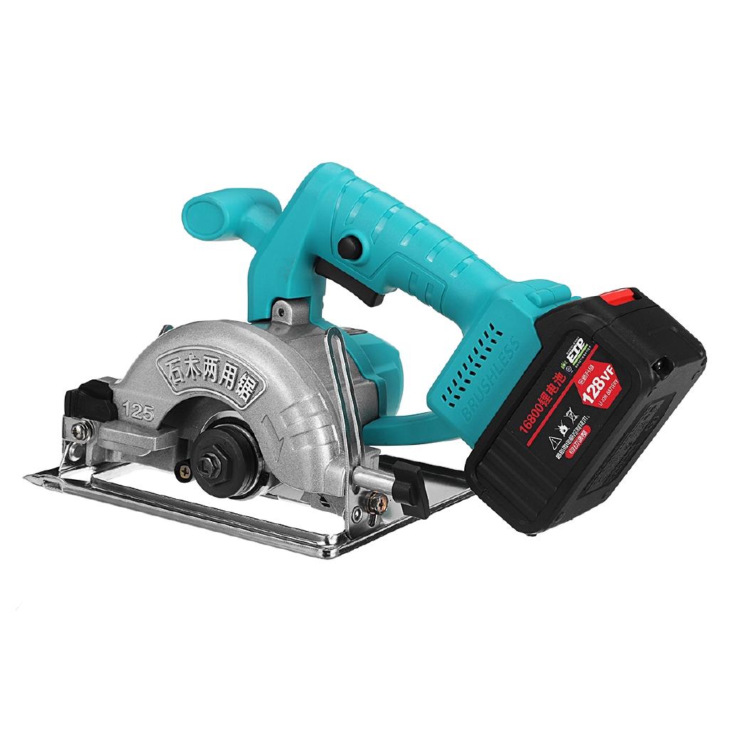 128VF 1000W Cordless Circular Saw Electric Saw Circular Woodworking Blade for Wood 16800mAh Circular Saw Tools Wood Cutter