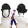 Purple Pre-Braided Cosplay Wig with Fluffy Yaki Texture 105 Cm