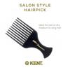 GB KENT BROSH KENT x BROSH COLLABORATION AFRO COMB 1 piece Hairbrush, Black, (x 1)