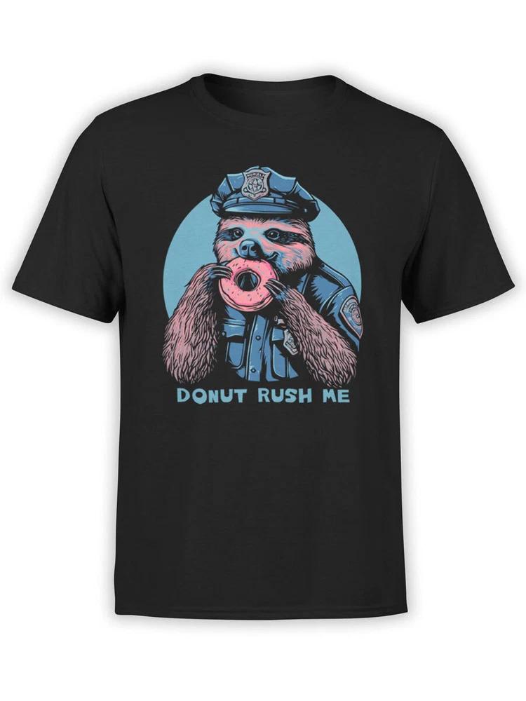 Police Tshirt Collection Donut Rush Me Tshirt Unisex S