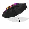 1pc Butterfly Garden Automatic Folding Umbrella - Design, Durable Iron Frame for Travel, Outdoor, Beach Fashion Accessory a0920059