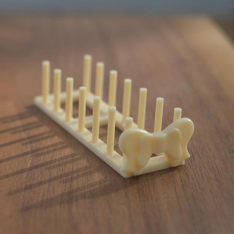 

1/12 кукольный домик имитация мини бант держатель для тарелок пластиковый поднос для посуды сушка для посуды модель кукольный домик кухня столовая аксессуары жёлтый