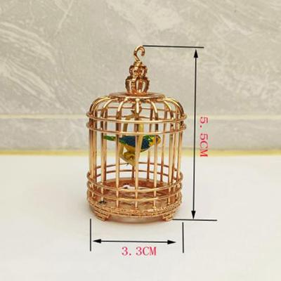 1:12 Puppenhaus Miniaturmöbel Vogelkäfig für Puppenhaus Dekor Zubehör