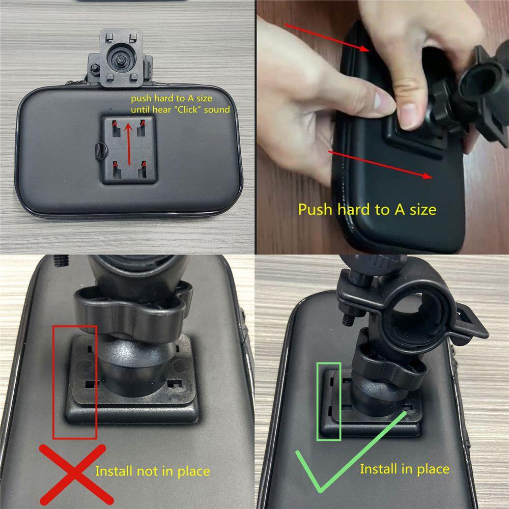 Stand Accessories Bicycle Phone Holder Motorcycle Handlebar Mount Bike Phone Bag Bike Phone Stand