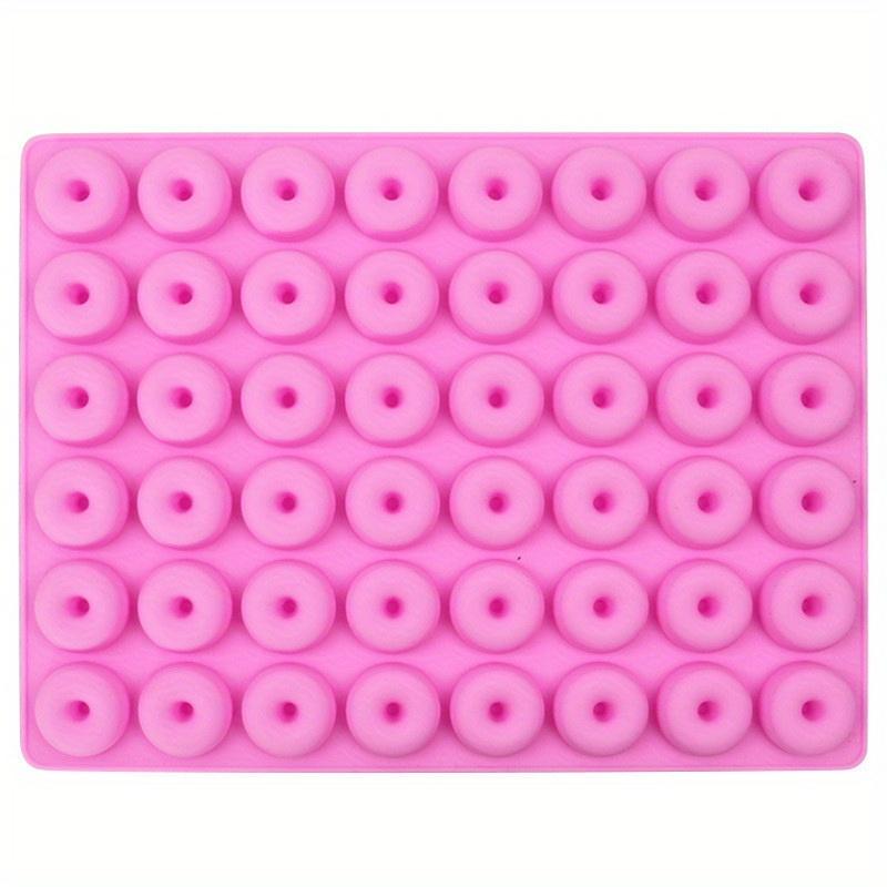 1/6-Cavity Mini Doughnut Chocolate Silicone Mould, Mini Biscuit, Fondant And Sweet Mould – Cake Decoration And Baking Tools