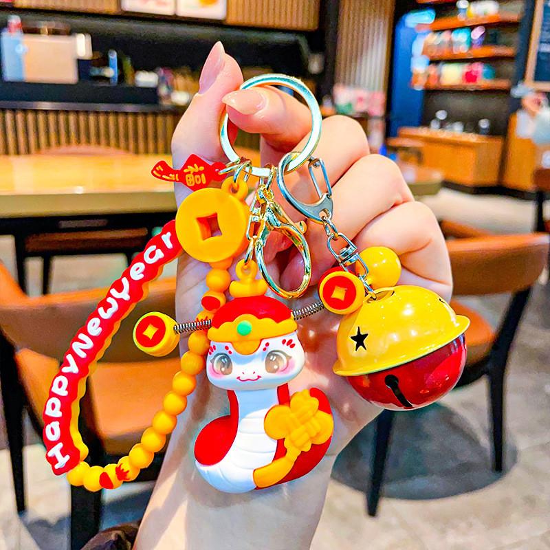 Unique Silicone Snake Year Keychain Featuring Festive Designs For Occasions Celebrating