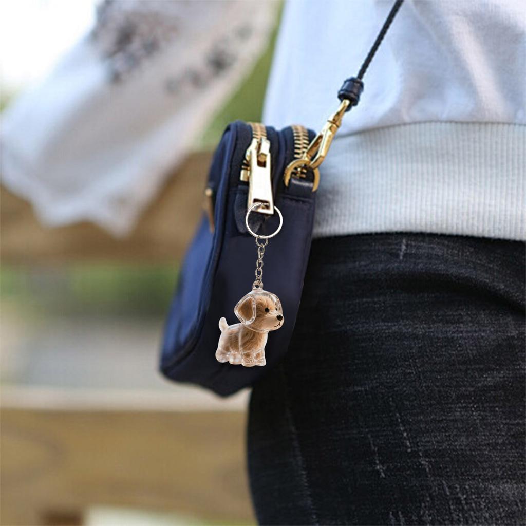 Keychain For Collecting Dog Hair, Adorable Pet Shape Hair Collector, Creative Gifts For Dog Lovers