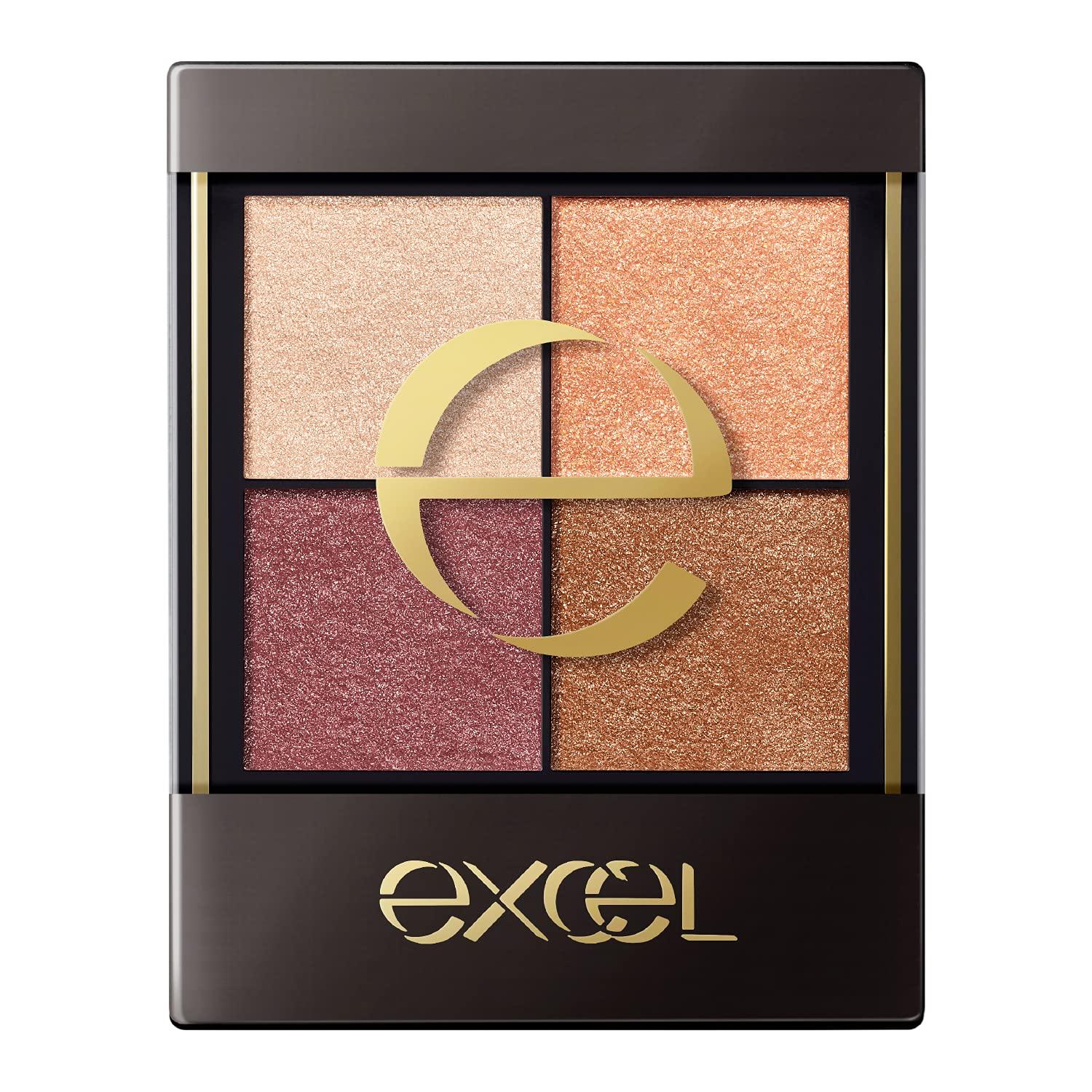 Excel Real Close Shadow CS14 Палитра теней для век (Коричневая замша)
