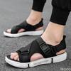 Fashion Summer Outdoor Breathable Comfort Slip on Open Shoes Casual Men Outdoor Sport Flat Sandals Shoes Soft Bottom Beach 2025