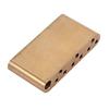 10,4mm Jednoduchý Rock Systém Mosazný Tremolo Blok 74mm Kytarové Příslušenství pro