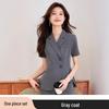 Women's Summer Short Sleeve Suit Set: Front Desk & Jewelry Store Professional Blazer