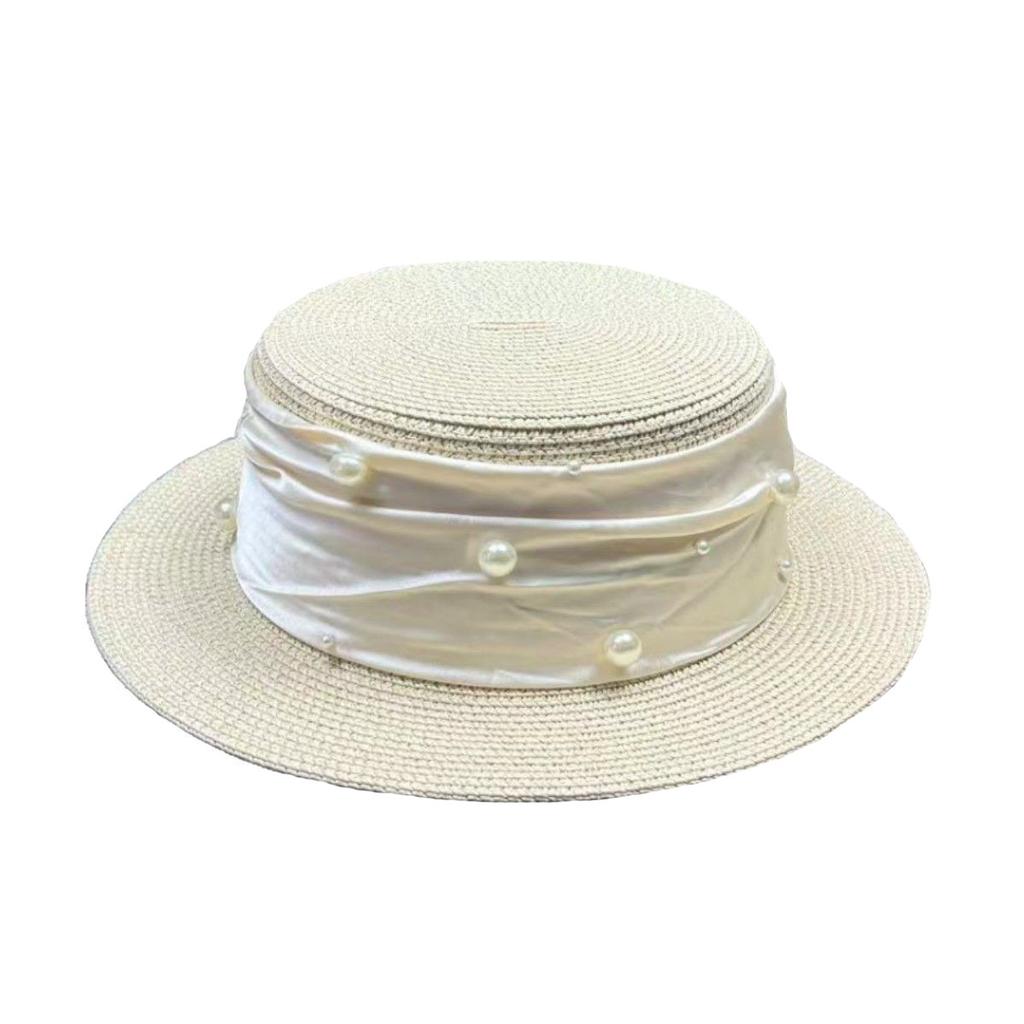 Summer Shade Outdoor Sun Hat Fashion Versatile Straw Hat Women's French Hat Temperament Sunscreen Hat