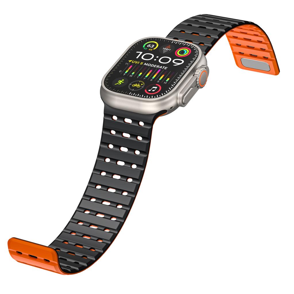 Se aplică curelei de ceas AppleWatch generația 789 se ultra1/2 orificiu magnetic respirabil, curea Apple