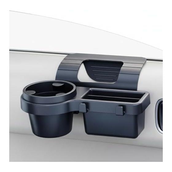 JP Number Drink Holder Car Door Window Gap Cup Holder Smartphone Charging Cable Accessory Tray General Purpose