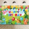 Happy Birthday Dinosaur Background Picture Forest Party Decoration Background Dinosaur Poster Background Baby ShowerJungle Photo