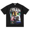 ASAP A $AP ROCKY High Street Hip Hop Rap T-Shirt Men's Heavyweight Loose Small Neckline Short Sleeves Comfortable Unisex Tshirt