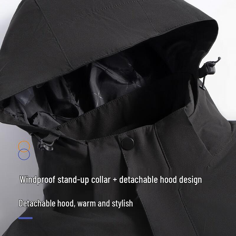 Shanshan Unisex 3-in-1 Outdoor Windproof Waterproof Fleece Jacket