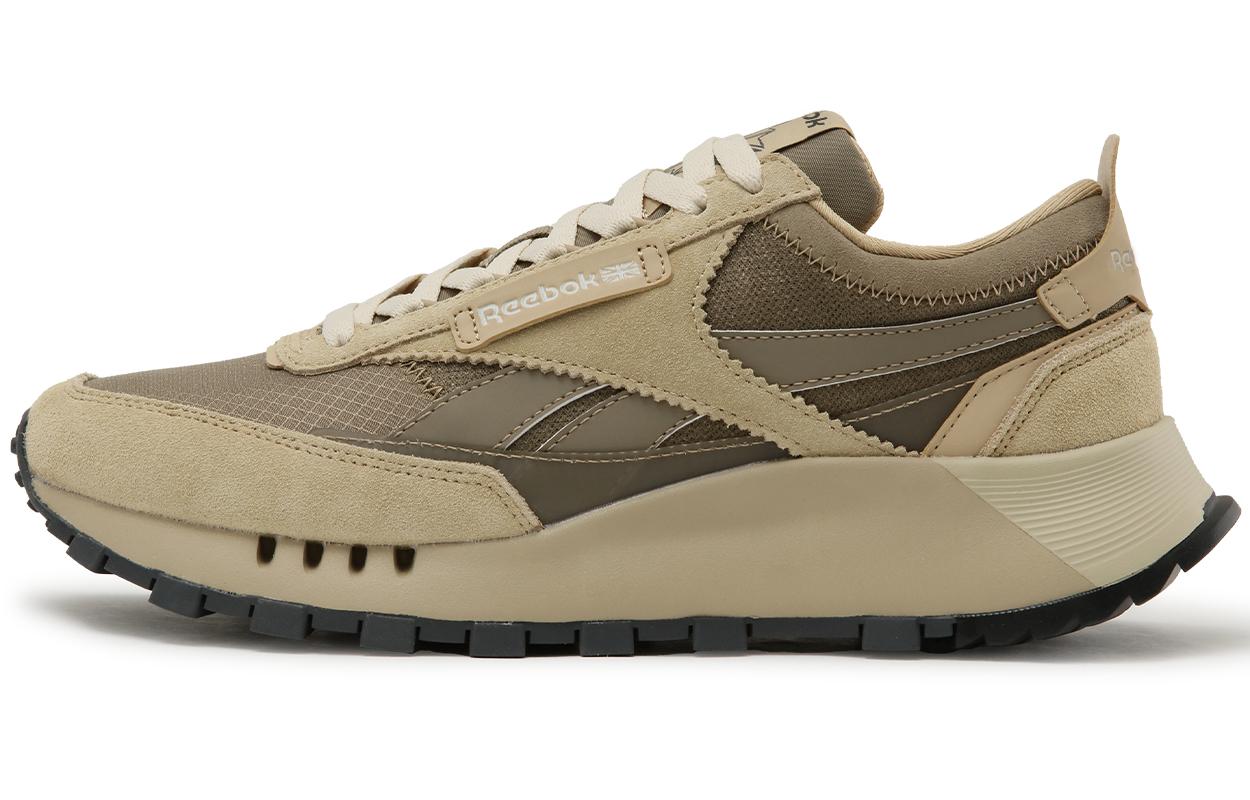 Reebok CL LEGACY W+ Устойчивые к истиранию Увеличивающие рост Низкие Беговые кроссовки Унисекс Светло-хаки 25SRC903U1GG6 35