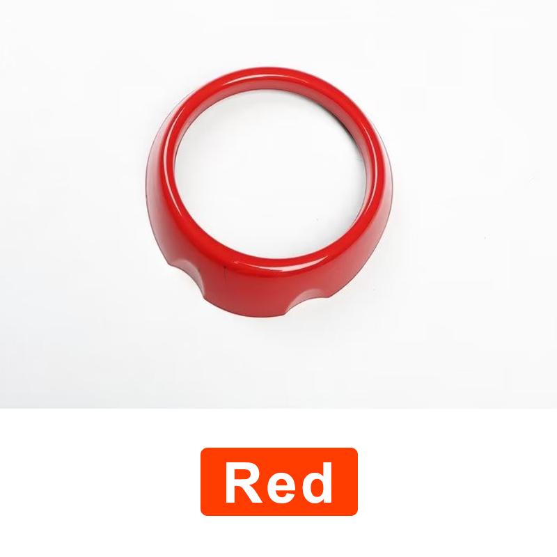 

For MINI JCW R60 R61 Countryman Car gear lever Base Decoration Cover Interior Protection Sticker Modification Accessories красный