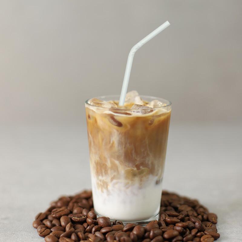 Individually Wrapped White Bent Paper Straws