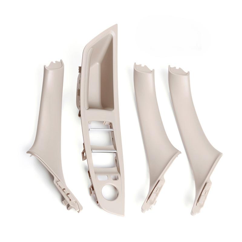 Carbon Fiber Inner Handle for F10 F11 F18 BMW 5 Series Armrest Pull Trim Cover 7 Pcs Set 51417225875 51417261933 51417225879