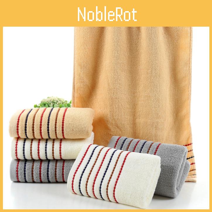 Large Striped Cotton Towel Soft And Absorbent Bath And Shower Towel For Adults And Kids