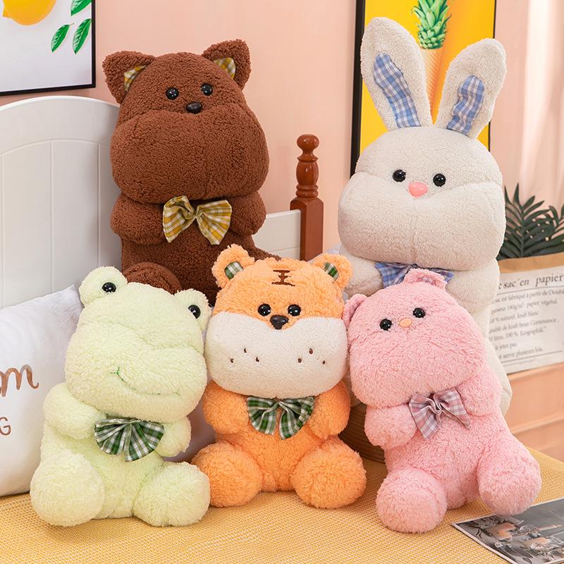 

Cute Plush Bunny and Bear Dolls 23cm, 0.16kg