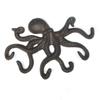 Metall-Wandhaken für Schlüssel, Handtücher und Schals, Akzent mit Meeresbewohner, zur Schraubmontage, für Eingangsbereich, Flur, Badezimmer, Schlafzimmer, Aufbewahrung