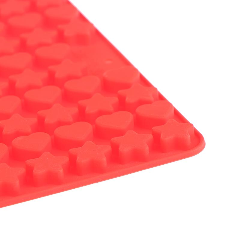 1Pc Multicavity Star Love Shape Silicone Molds Diy Chocolate Candy Tray For Biscuit Treat Candy Gummy Cookie Baking Tool
